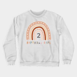 Birthday Girl's 2nd Year! Crewneck Sweatshirt